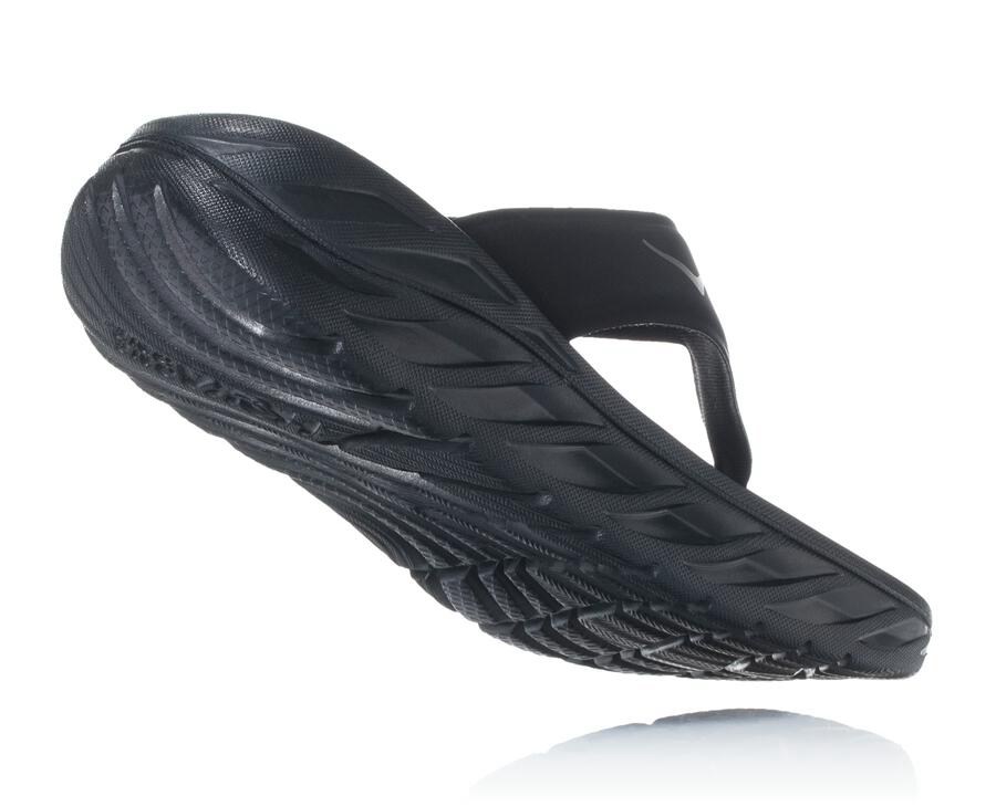 Hoka One One Sandalen Dames - Ora Recovery Flip - Zwart - EH7503912